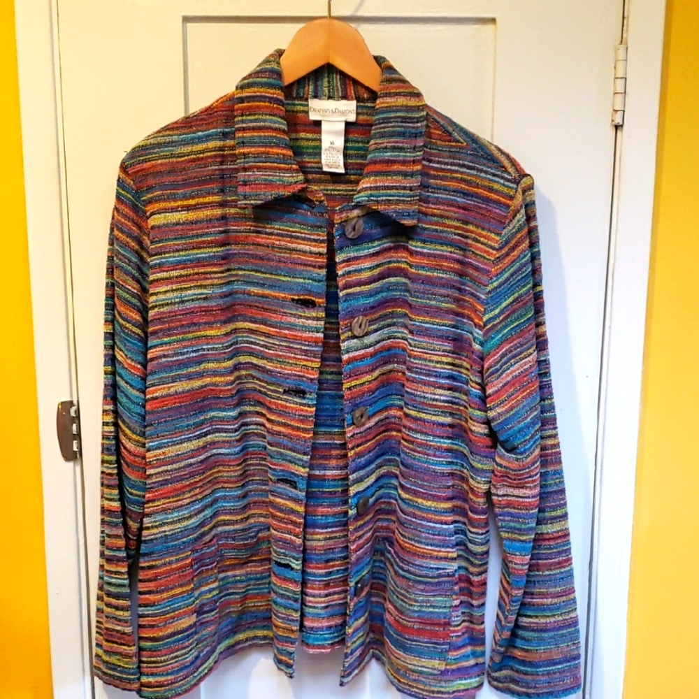 Colorful Striped Jacket